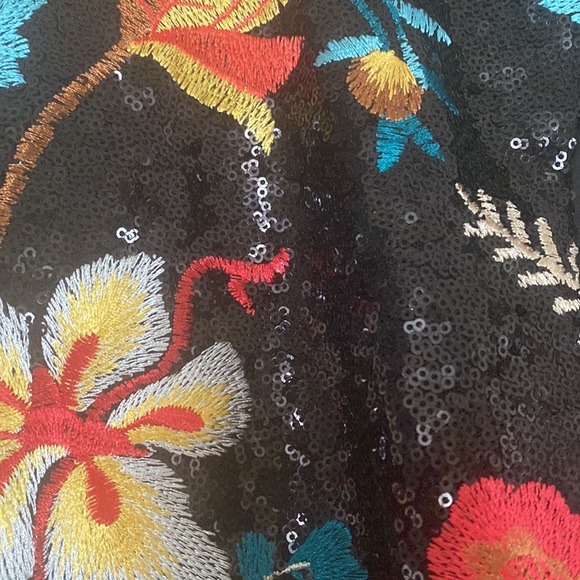 Sequin cropped jacket - Picture 2 of 2